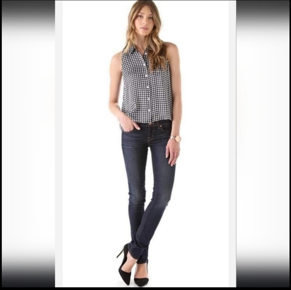 NEW J Brand Pencil Leg The Leo Jeans Dark Vintage Blue Super Skinny Tall Summer - Picture 13 of 14